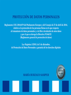 cover image of Protección de datos personales. Esquemas.